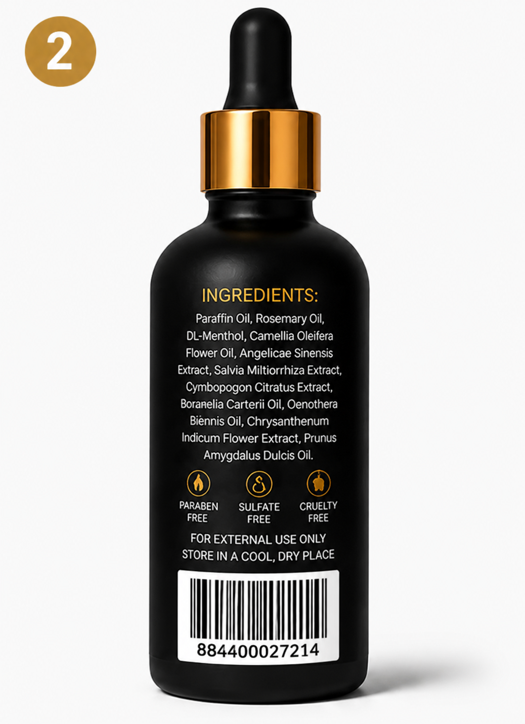 VELOURA LABS Hair Growth Oil, Nourishing & Strengthening Hair Oil for All Hair Types, 60 ml