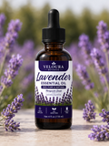 Veloura Botanics Lavender Essential Oil 4 oz - 100% Pure & Natural, Therapeutic Grade Lavender Oil for Diffuser. Aromatherapy, Skin, Hair & Relaxation - Steam Distilled Lavandula Angustifolia