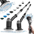 9-in-1 Cordless Electric Spin Scrubber with Extendable Handle