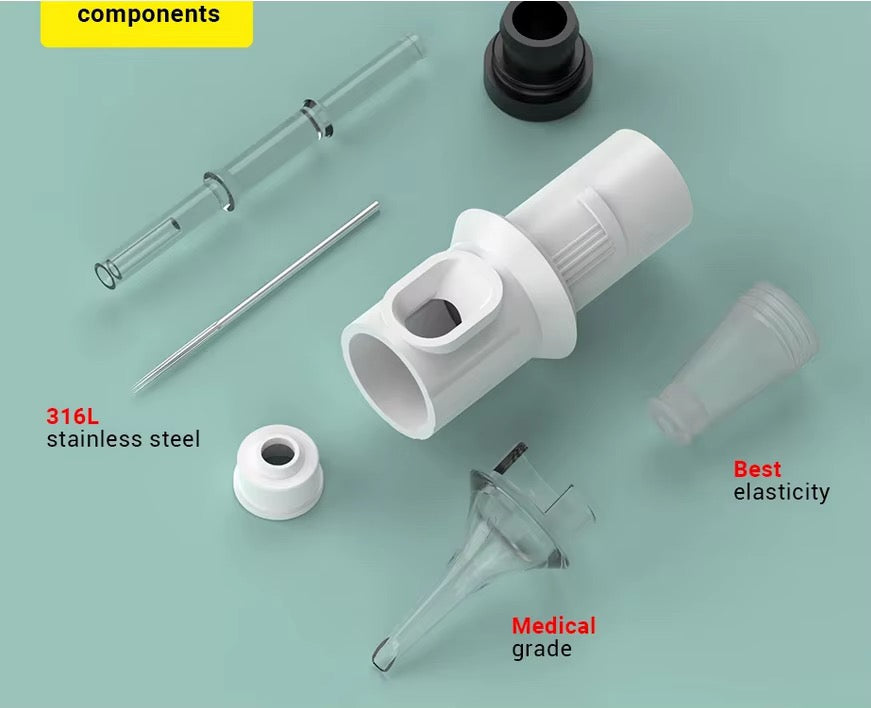 Professional Tattoo Needle Cartridges, Disposable Sterile Rotary Machine Cartridges, 10 Pack