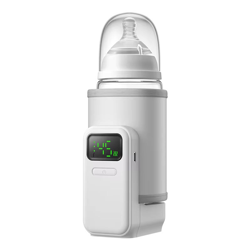 Portable Baby Bottle Warmer with Digital Temperature Display