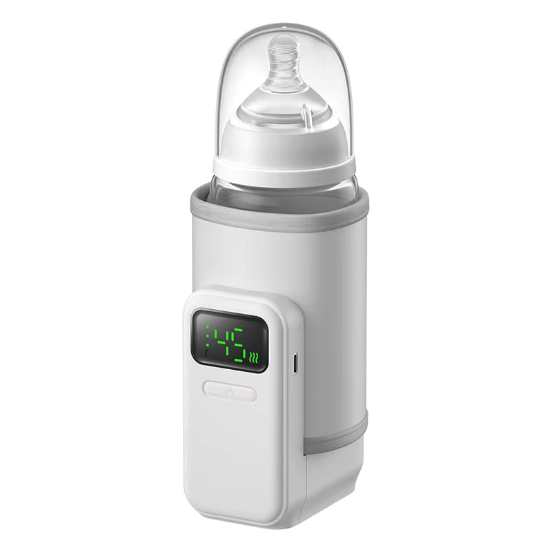 Portable Baby Bottle Warmer with Digital Temperature Display