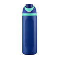 Insulated Stainless Steel Water Bottle with Flip Straw Lid, Leakproof Sports & Travel Bottle 24oz