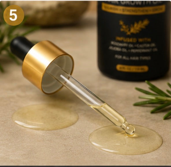 VELOURA LABS Hair Growth Oil, Nourishing & Strengthening Hair Oil for All Hair Types, 60 ml