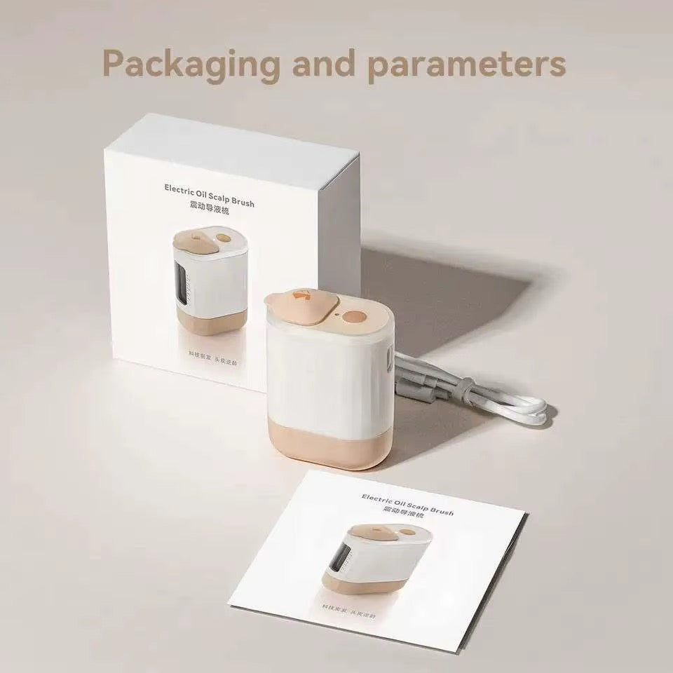 Electric scalo Massager + Oil Applicator